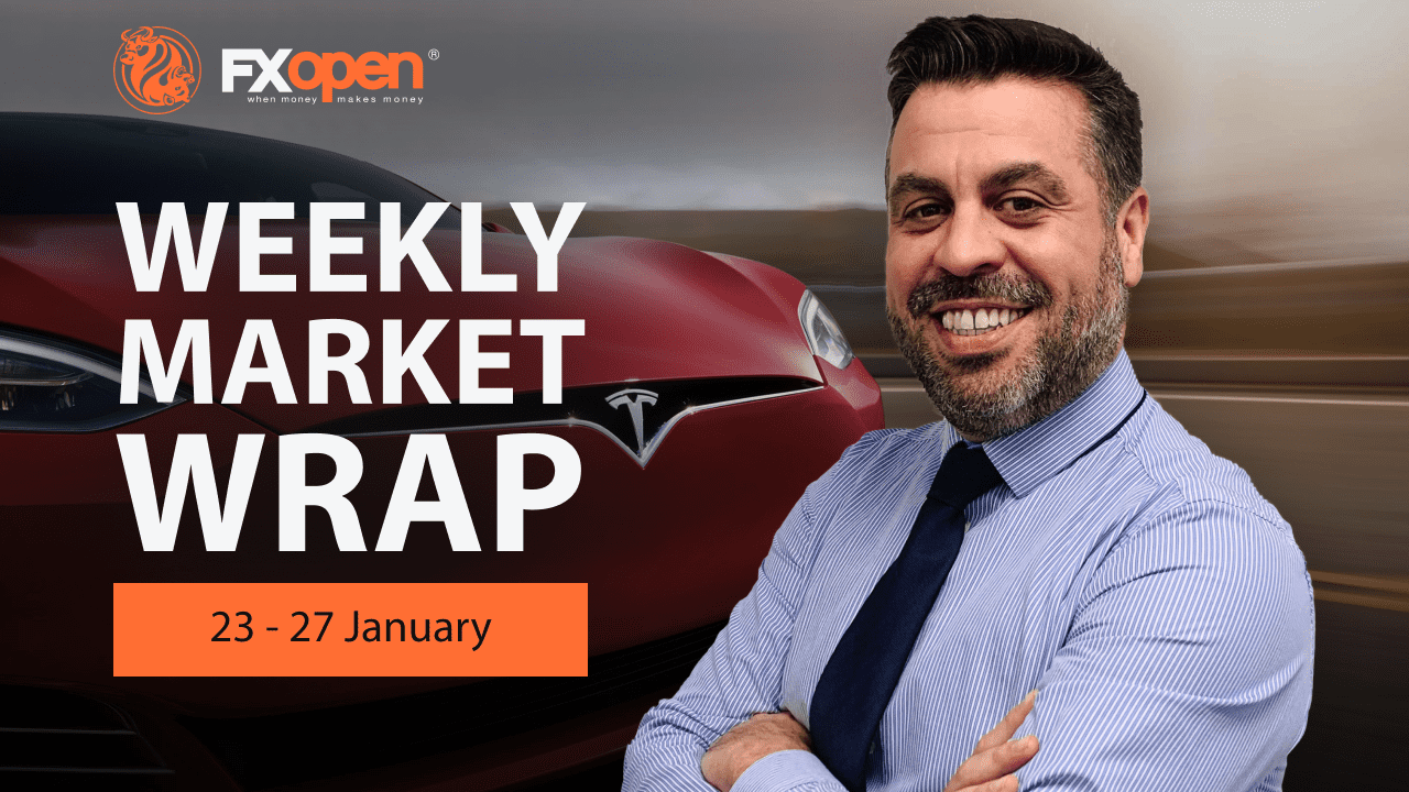 Watch FXOpen's January 23 - 27 Weekly Market Wrap Video