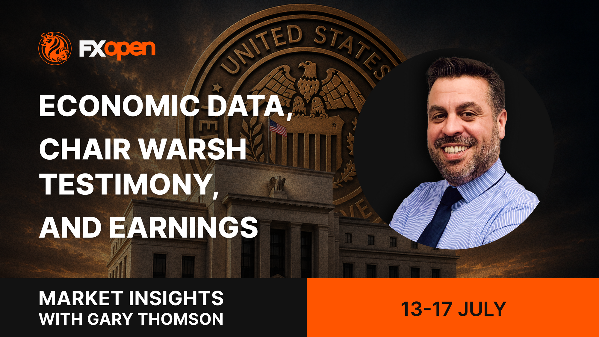 Weekly Market Insights with Gary Thomson: US Inflation, UK GDP, Chair Warsh Testimony, and Earnings